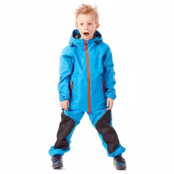 Костюм-дождевик детский Dragonfly Evo Kids, нейлон, синий/черный, 116-122 см