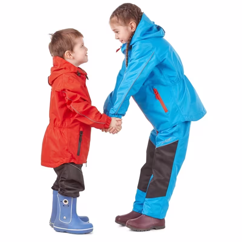 Костюм-дождевик детский Dragonfly Evo Kids, нейлон, синий/черный, 116-122 см