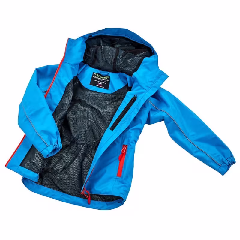 Костюм-дождевик детский Dragonfly Evo Kids, нейлон, синий/черный, 116-122 см