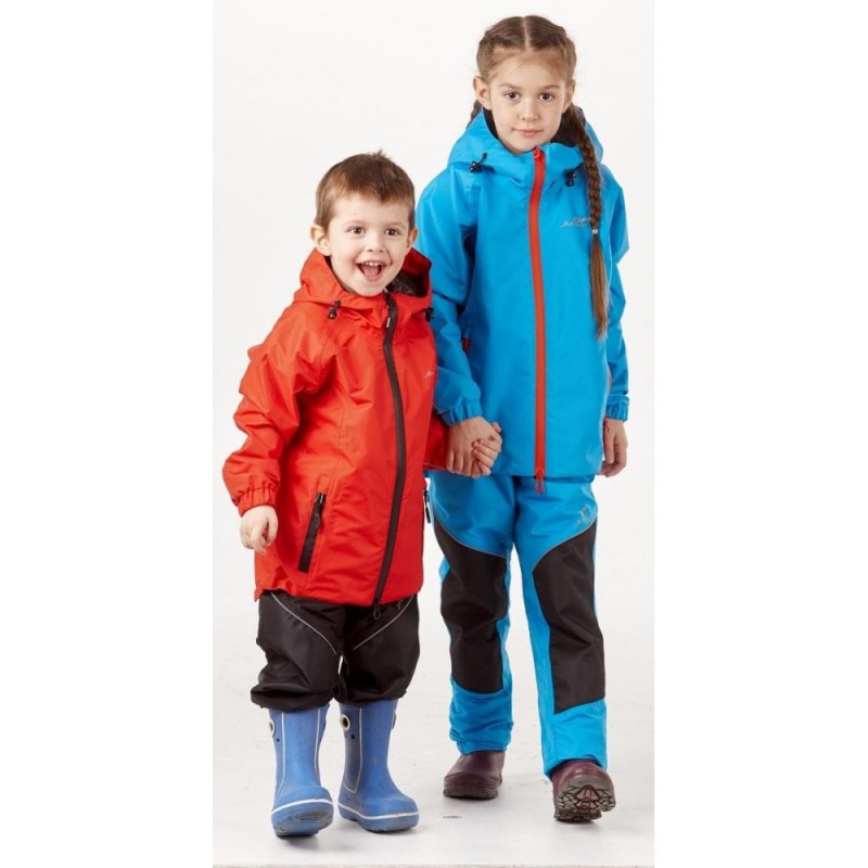 Костюм-дождевик детский Dragonfly Evo Kids, нейлон, синий/черный, 128-134 см