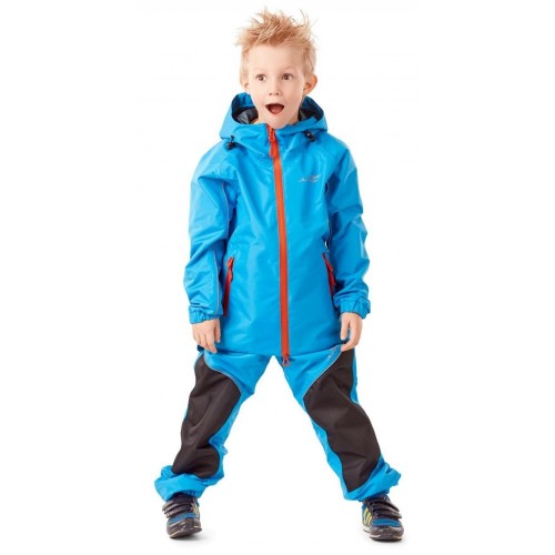 Костюм-дождевик детский Dragonfly Evo Kids, нейлон, синий/черный, 140-146 см