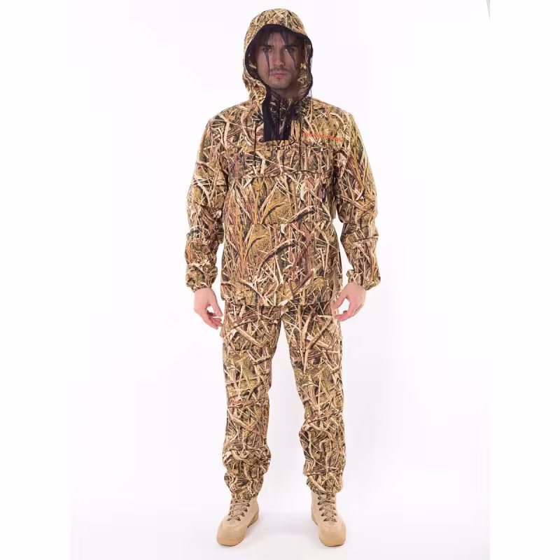 Костюм антимоскитный мужской Triton Gear Forester Duck Hunter, смесовая ткань, принт Камыш, размер 48-50 (M), 170-176 см