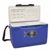 Термобокс для улова Camping World Fisherman, 26 л, синий/белый