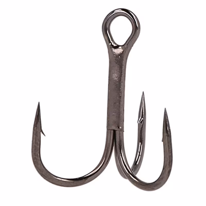 Тройники Волжанка Round Bent Treble #1 (уп.6 шт.)