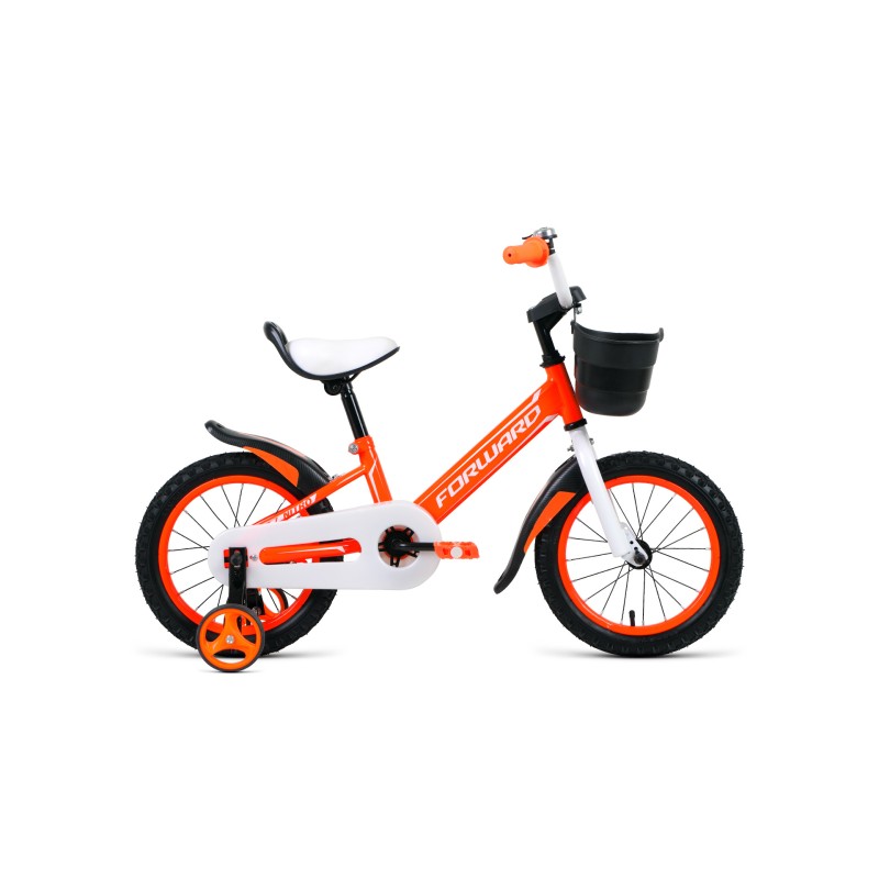 Велосипед 14 FORWARD NITRO 14 (оранжевый/белый)