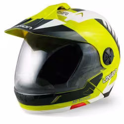 Мотошлем-трансформер Legion Vertus Apis, желтый/черный/белый, размер XXL