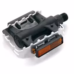 Комплект педалей платформенных FP-906, 105*81 мм, аллюм/пластик 9/16" черный