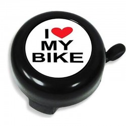 Звонок велосипедный NUVO аллюмин."I Love My Bike" D55
