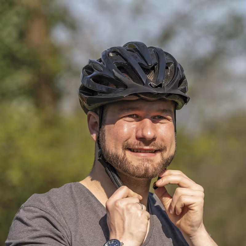 Велошлем Prophete, черный, 54-58 см