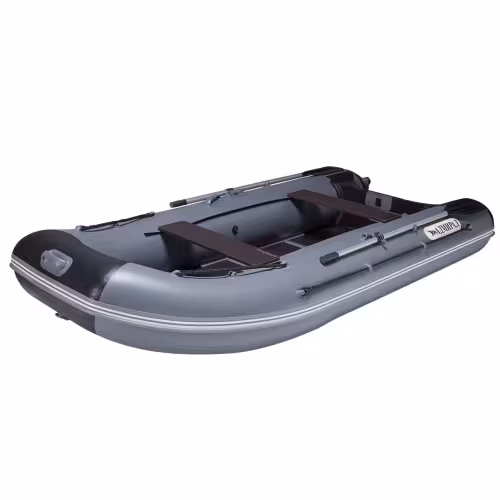 Надувная лодка ПВХ Адмирал 320 Classic, пайол фанерный, серый