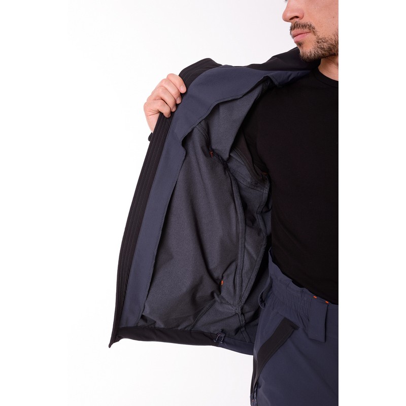 Костюм мужской Triton Gear Reptil, ткань SoftShell APEX, серый/черный, размер 56-58 (XL), 170-176 см