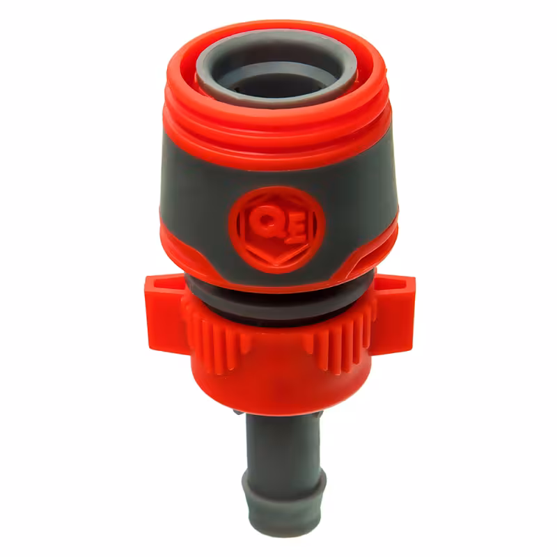 Соединитель быстроразъемный с аквастопом для шланга Quattro Elementi, 1/2"