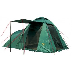 Палатка кемпинговая Canadian Camper Hyppo 3, 3-местная, 434x210x180 см, зеленый