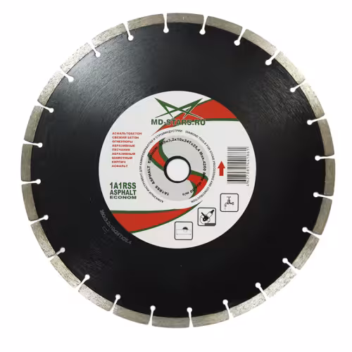 Диск алмазный сегментный Md-Stars ASPE40025, 400х3,2х10х24Tх25,4 мм