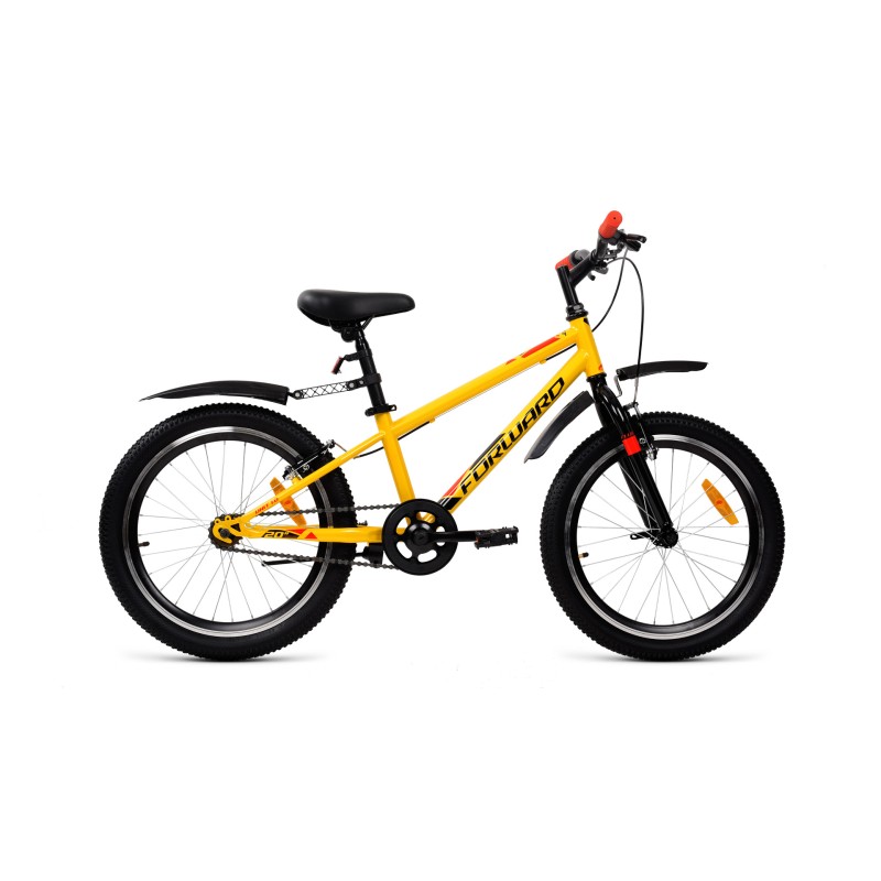 Велосипед 20 FORWARD UNIT 1.0 (20", 1 скорость), желтый