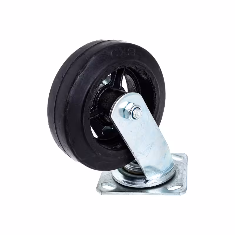 Колесо большегрузное Longway SCdb 63 поворотное с тормозом (150x50мм, 230кг) с опорой