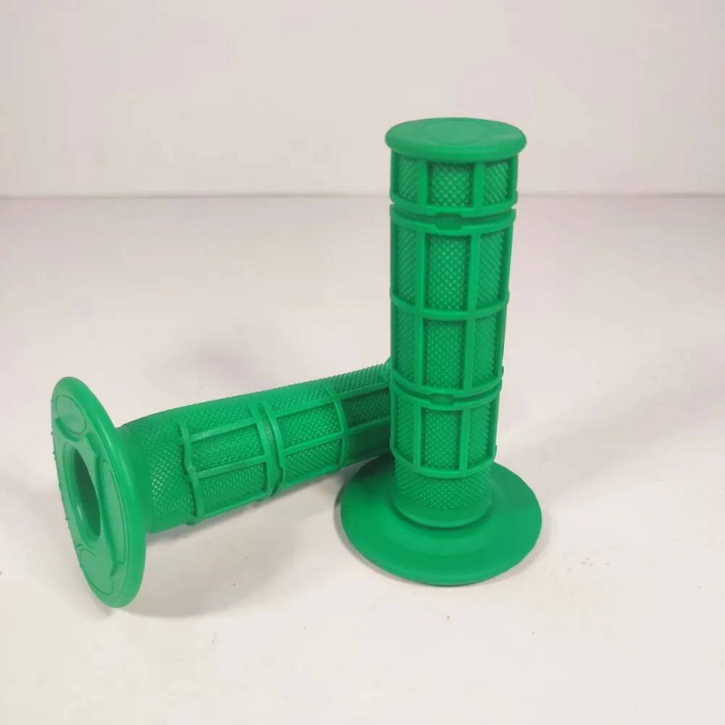 Ручки для кроссового мотоцикла SM-Parts MX 1/2 Waffle, зеленый