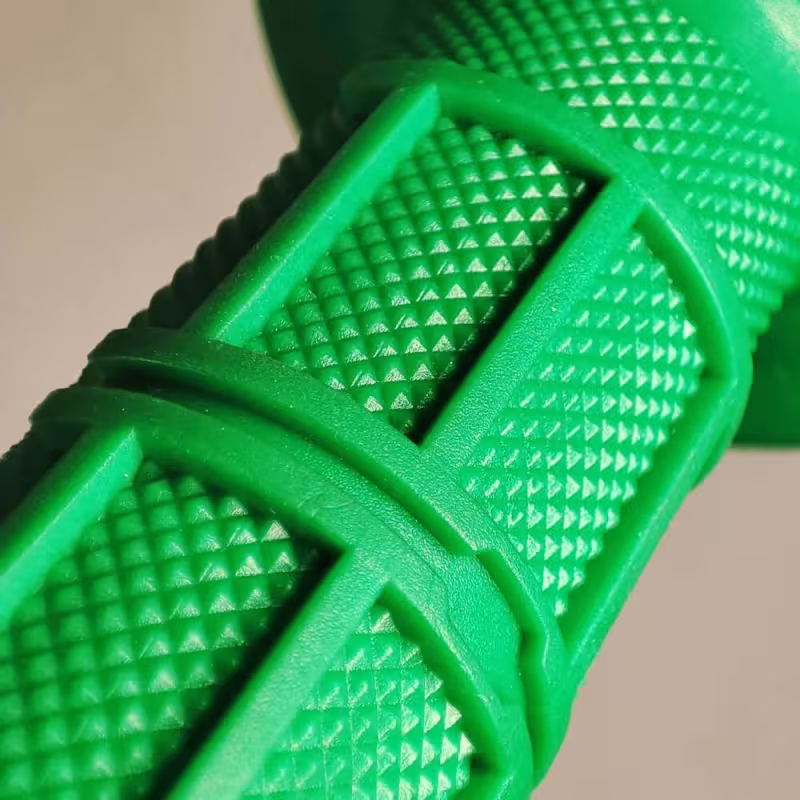 Ручки для кроссового мотоцикла SM-Parts MX 1/2 Waffle, зеленый