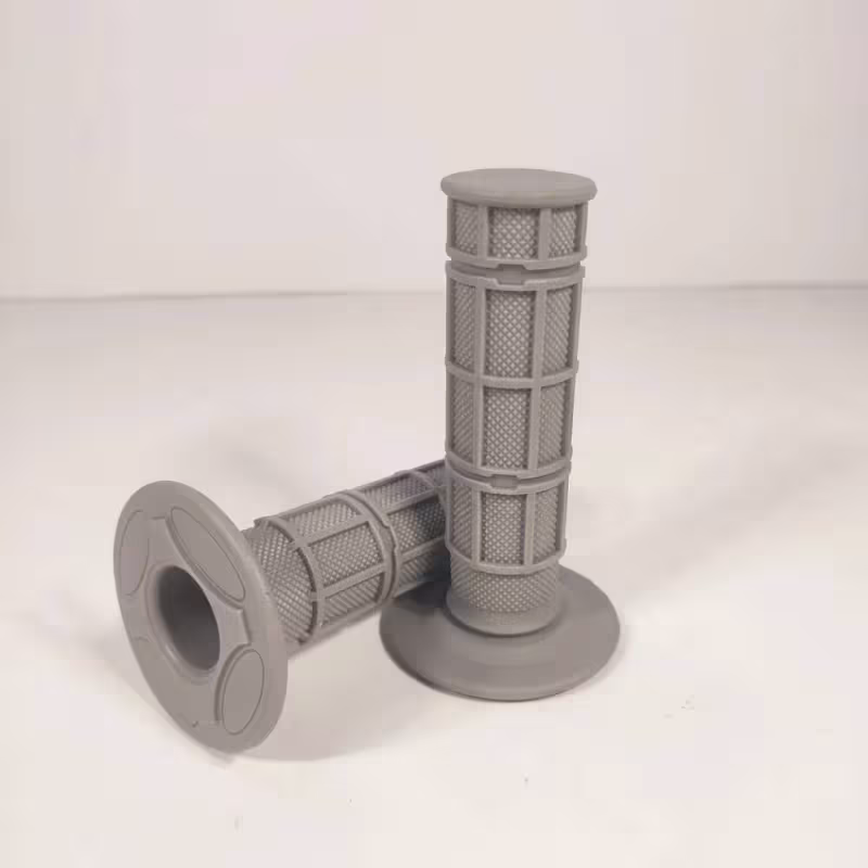 Ручки для кроссового мотоцикла SM-Parts MX 1/2 Waffle, серый