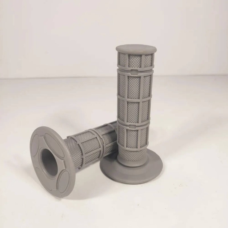 Ручки для кроссового мотоцикла SM-Parts MX 1/2 Waffle, серый