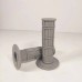 Ручки для кроссового мотоцикла SM-Parts MX 1/2 Waffle, серый