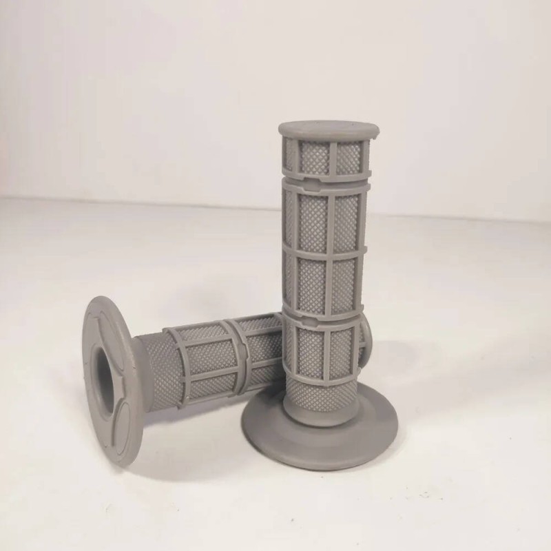 Ручки для кроссового мотоцикла SM-Parts MX 1/2 Waffle, серый