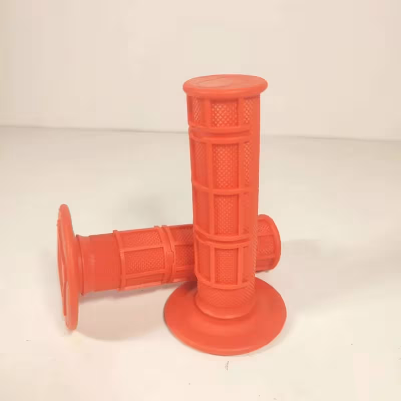 Ручки для кроссового мотоцикла SM-Parts MX 1/2 Waffle, красный