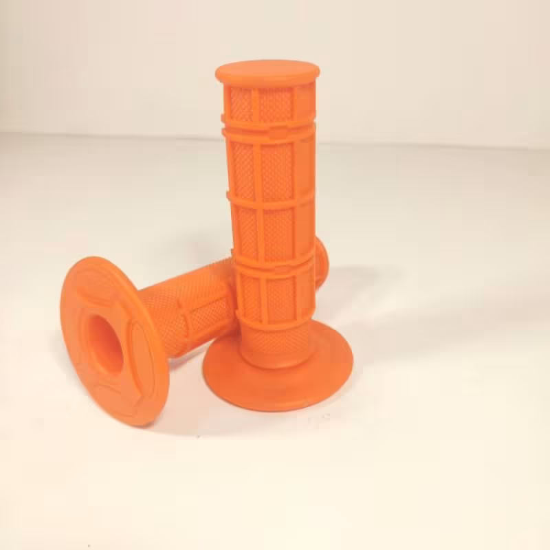 Ручки для кроссового мотоцикла SM-Parts MX 1/2 Waffle, оранжевый