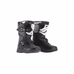 Мотоботы кроссовые детские Fly Racing Maverik MX Mini Black, черный, размер 30 (12")