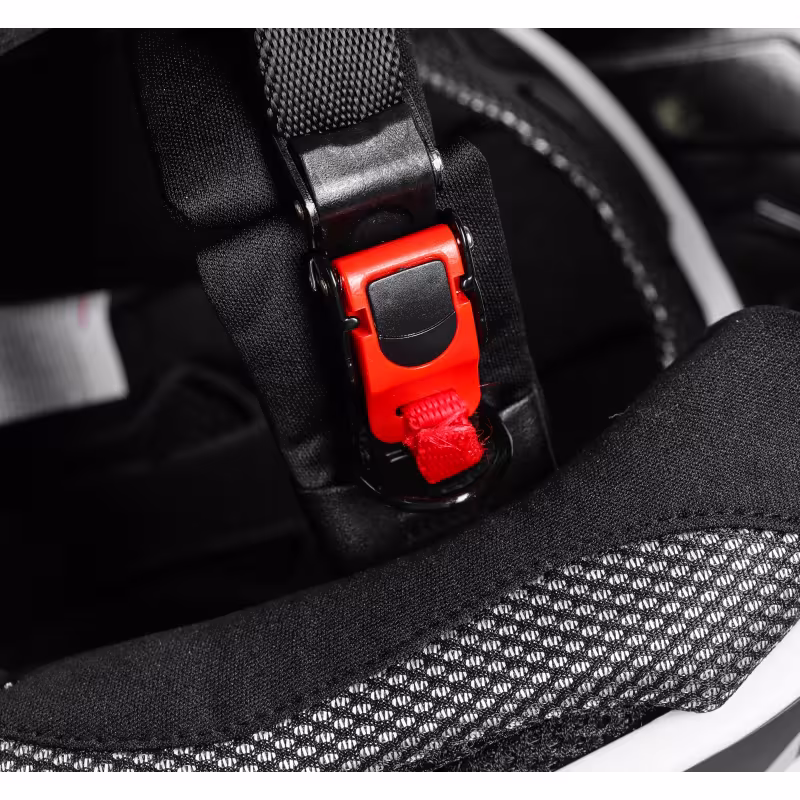 Мотошлем Hizer B6195, черный/белый, размер M