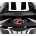 Мотошлем Hizer B6195, черный/белый, размер M