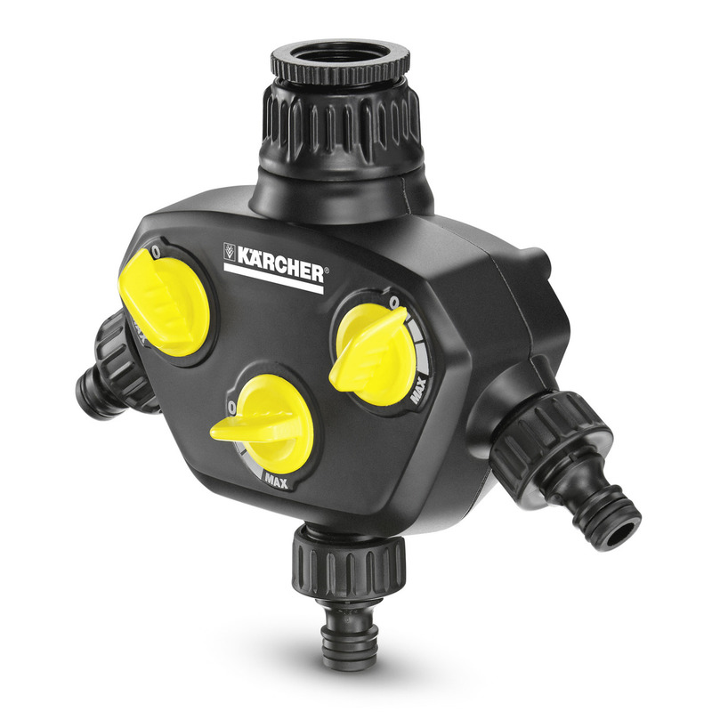 Распределитель 3-х канальный Karcher G1, G3/4 для систем полива 
