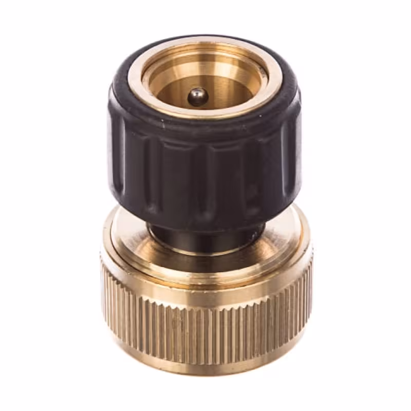 Коннектор с автостопом для шланга Karcher 3/4" (латунь)