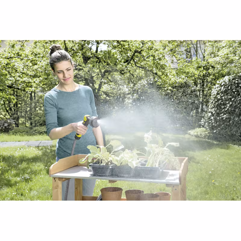 Пистолет многофункциональный поливочный с регулировкой напора Karcher Plus, 4 режима