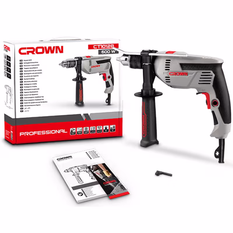 Дрель ударная сетевая Crown CT10129