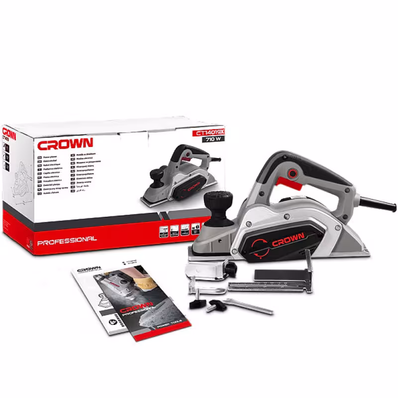 Рубанок сетевой Crown CT14019X