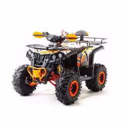 Квадроцикл детский Motoland Raptor 125 Lux, желтый