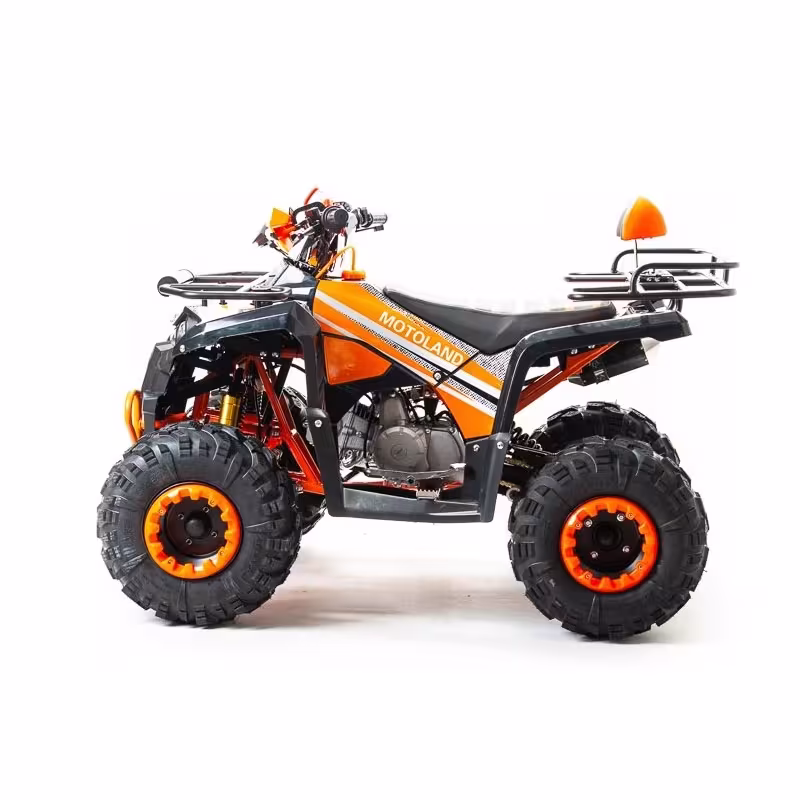 Квадроцикл детский Motoland Raptor 125 Lux, желтый