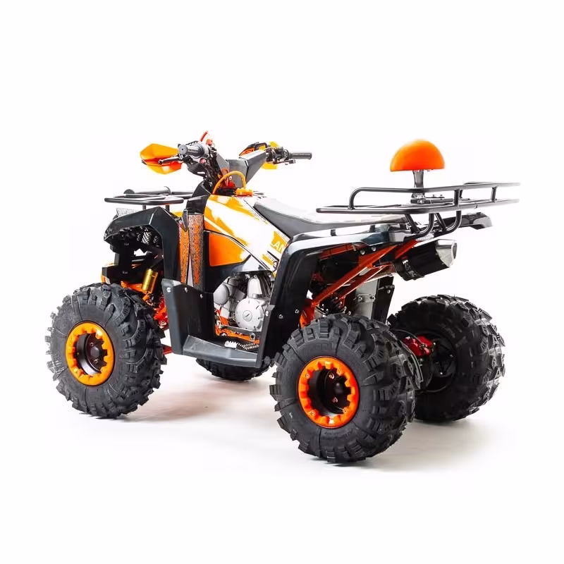 Квадроцикл детский Motoland Raptor 125 Lux, желтый