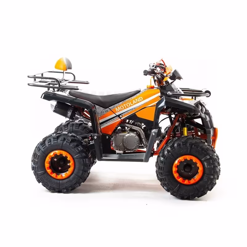 Квадроцикл детский Motoland Raptor 125 Lux, желтый