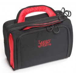 Сумка Lucky John Street Fishing Tackle Bag, черный/красный