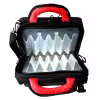 Сумка Lucky John Street Fishing Tackle Bag, черный/красный