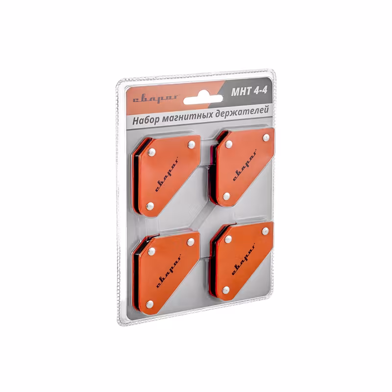 Набор уголков магнитных для сварочных работ МНТ 4/4 (45°, 90°, 135°, до 4кг) СВАРОГ (QJ6010)