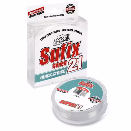 Леска монофильная Sufix Super 21 0.20 мм, 3.5 кг, 150 м