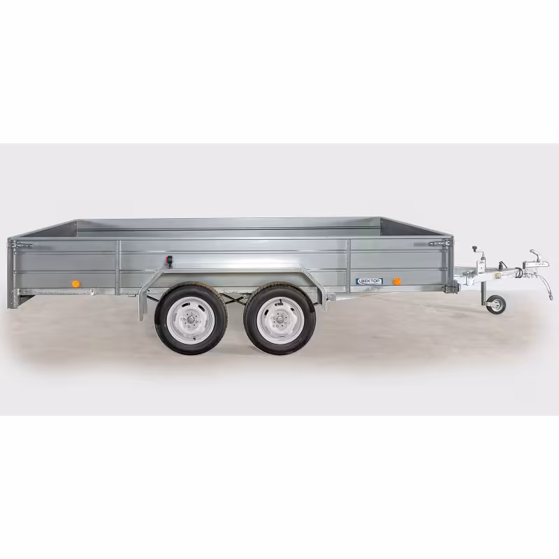 Прицеп бортовой двухосный Вектор ЛАВ 81013Е, опорное колесо