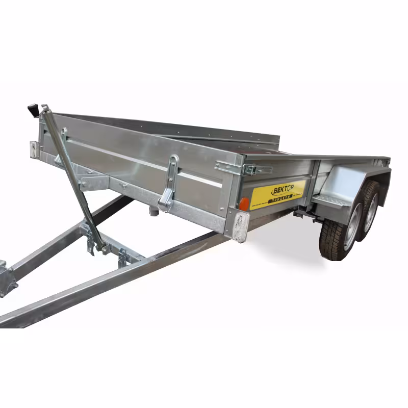 Прицеп бортовой двухосный Вектор ЛАВ 81013Е, опорное колесо