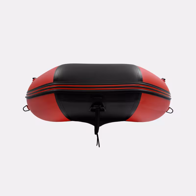 Надувная лодка ПВХ Gladiator B370AL, пайол алюминиевый, красный/черный