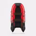 Надувная лодка ПВХ Gladiator E380LT, НДНД, красный/черный