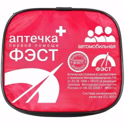 Аптечка автомобильная ФЭСТ №3 (футляр№6) по ПРИКАЗУ