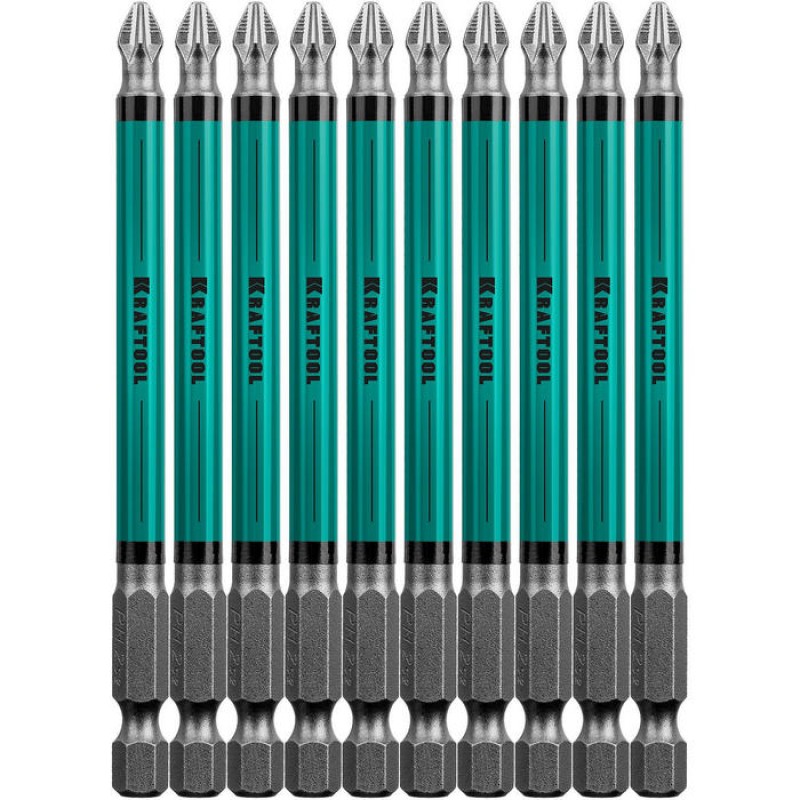 Бита PH-2х100мм, 1/4, KRAFTOOL Optimum Line, магн. наконечник  